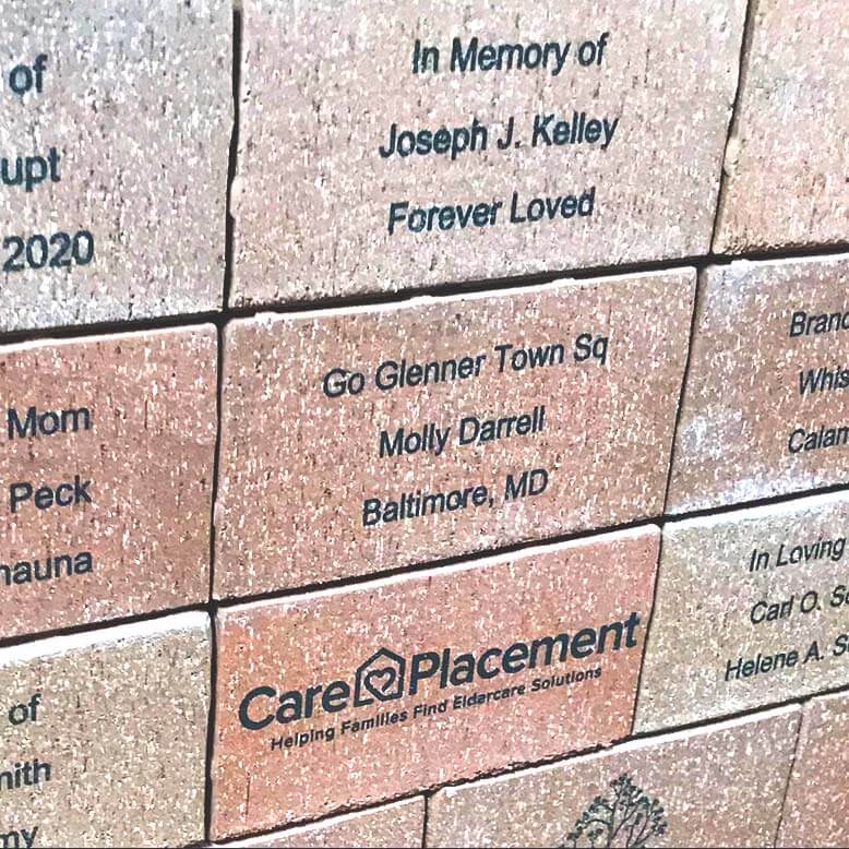 Create a custom brick to be used in Town Square in honor of your loved one!