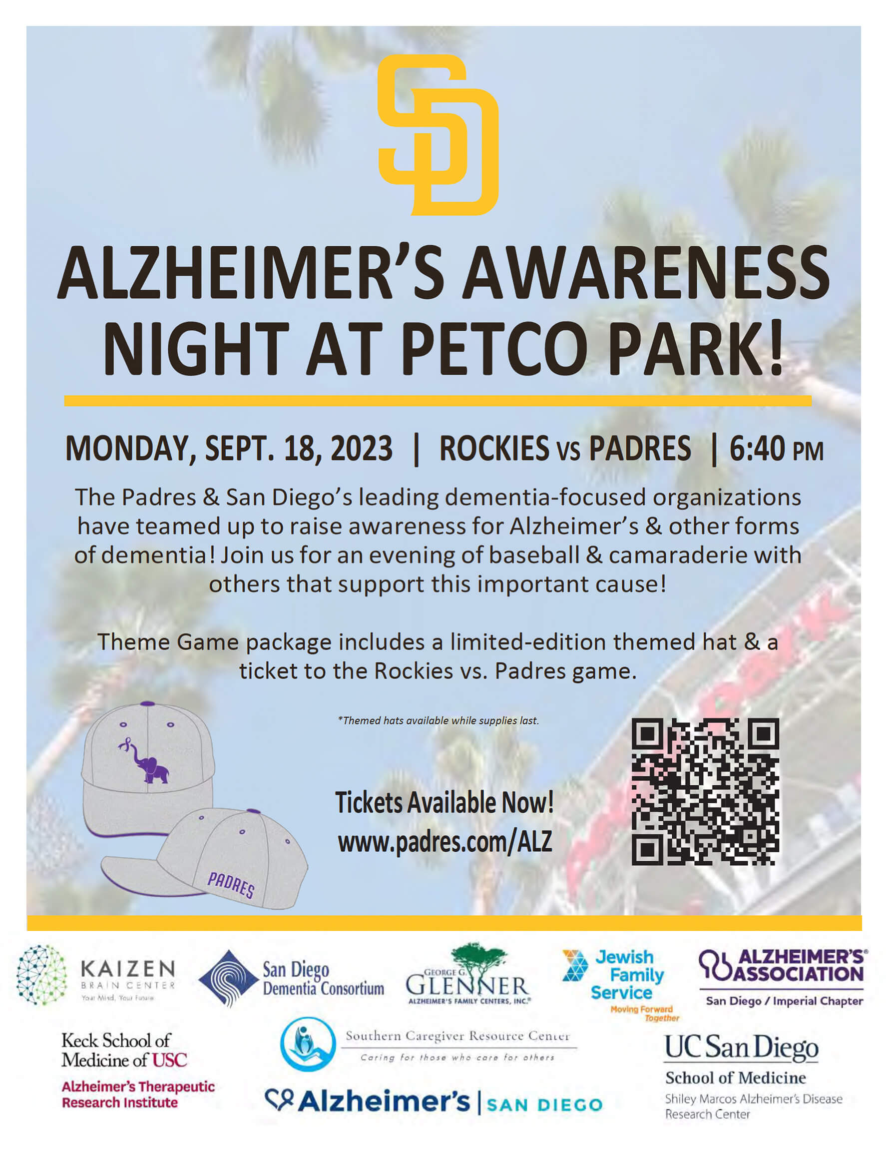 Alzheimers Awareness Night at Petco Park